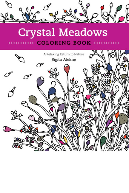 Crystal Meadows Coloring Book