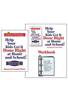 HELP YOUR KIDS GET IT DONE RIGHT HARDCOVER BOOK AND WORKBOOK FOR PARENTS
